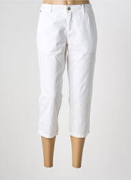 Pantacourt tissage popeline taille normale blanc STREET ONE femme