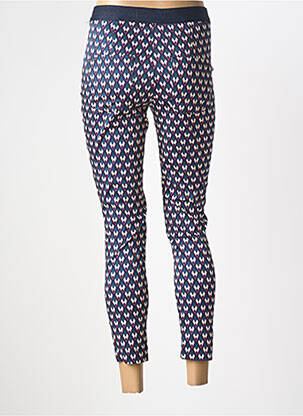 Pantalon 7/8 taille élastique taille normale bleu STREET ONE femme