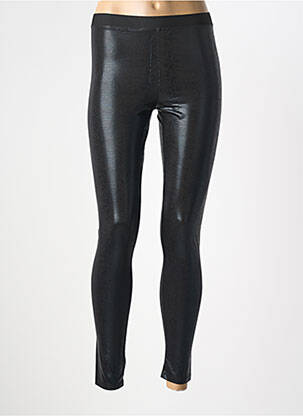 Legging effet matière satinée taille normale noir MOLLY BRACKEN femme