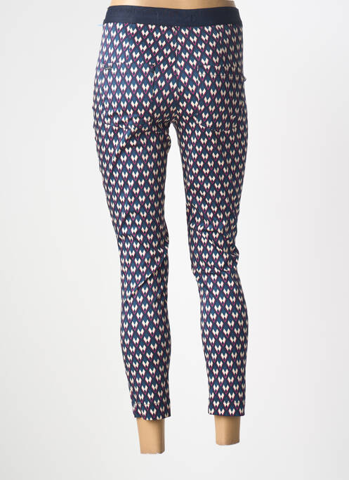 Pantalon 7/8 taille élastique taille normale bleu STREET ONE femme