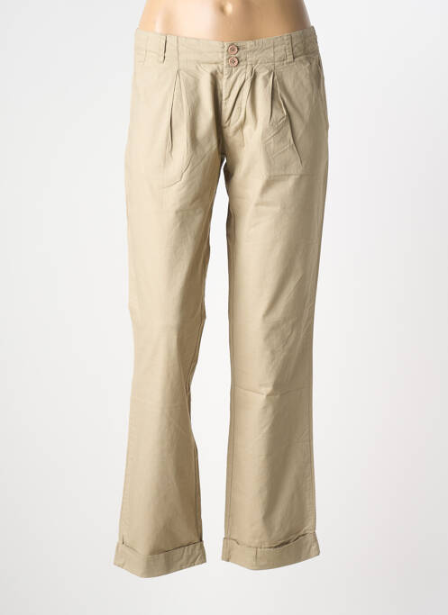 Pantalon chino vert SCHOOL RAG femme