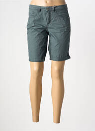 Bermuda taille à pinces taille normale vert STREET ONE femme