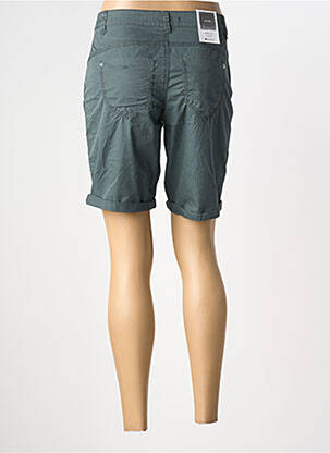 Bermuda taille à pinces taille normale vert STREET ONE femme