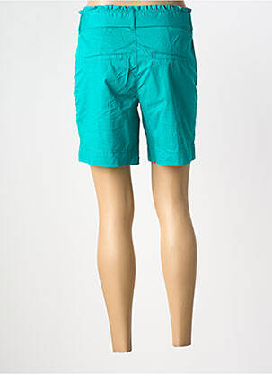Short coupe droite taille haute vert STREET ONE femme