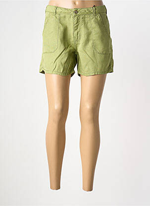Short fermeture zippée sous rabat boutonné taille normale vert ATELIER BÔ..M femme