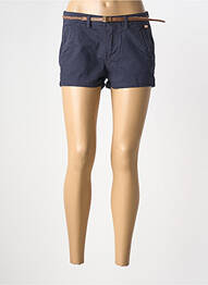 Short taille à pinces taille normale bleu SUPERDRY femme