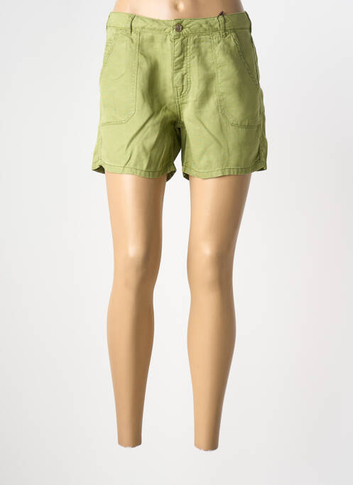 Short fermeture zippée sous rabat boutonné taille normale vert ATELIER BÔ..M femme