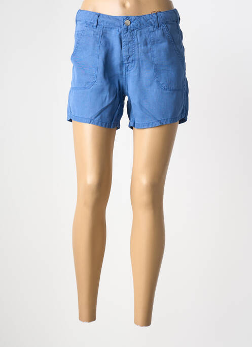 Short fermeture zippée sous rabat boutonné taille normale bleu ATELIER BÔ..M femme