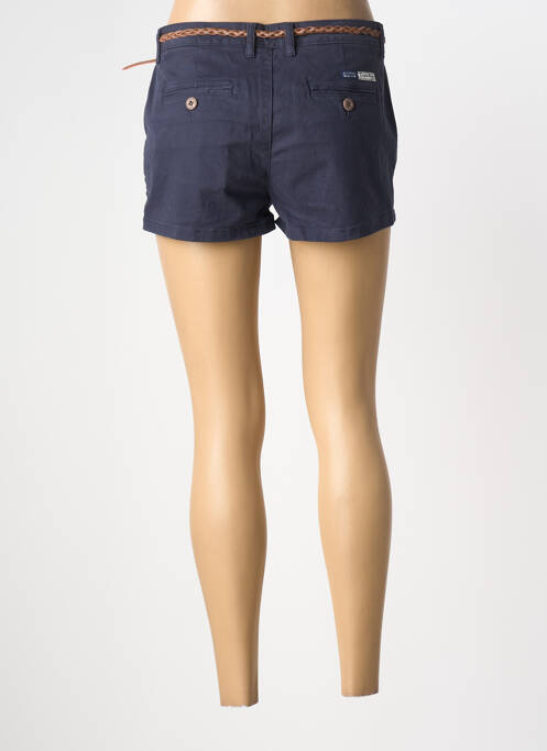 Short taille à pinces taille normale bleu SUPERDRY femme