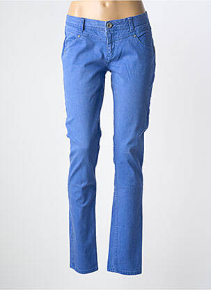 Jeans coupe slim tissage brut taille normale bleu STREET ONE femme