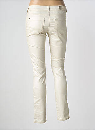 Jeans coupe slim stretch taille normale beige SCHOOL RAG femme