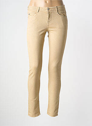 Jeans skinny taille normale taille normale beige KANOPE femme