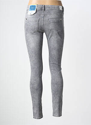 Jeans skinny tissage brut taille basse gris STREET ONE femme