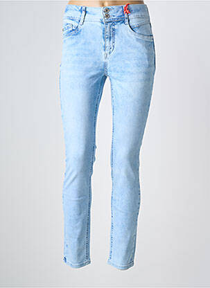 Jeans coupe slim tissage brut taille normale bleu STREET ONE femme