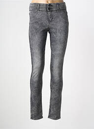 Jeans skinny tissage brut taille normale gris WRANGLER femme
