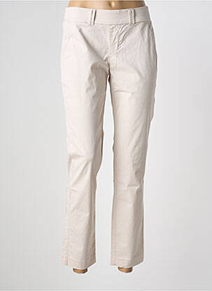 Jegging tissage popeline taille normale beige STREET ONE femme