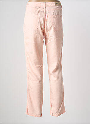 Pantalon slim tissage popeline taille normale rose ATELIER BOHÈME femme