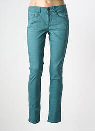Jeans coupe slim tissage brut taille normale vert STREET ONE femme