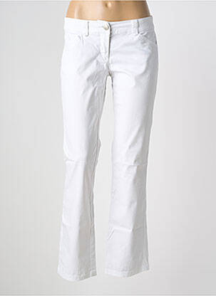 Pantalon droit stretch taille normale blanc STREET ONE femme