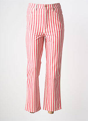 Jeans coupe droite rose WRANGLER femme