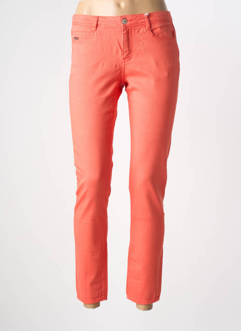 Jeans coupe slim stretch taille normale orange KANOPE homme