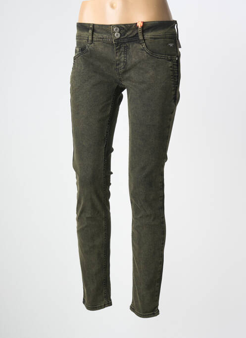 Jeans skinny taille basse taille basse vert STREET ONE femme