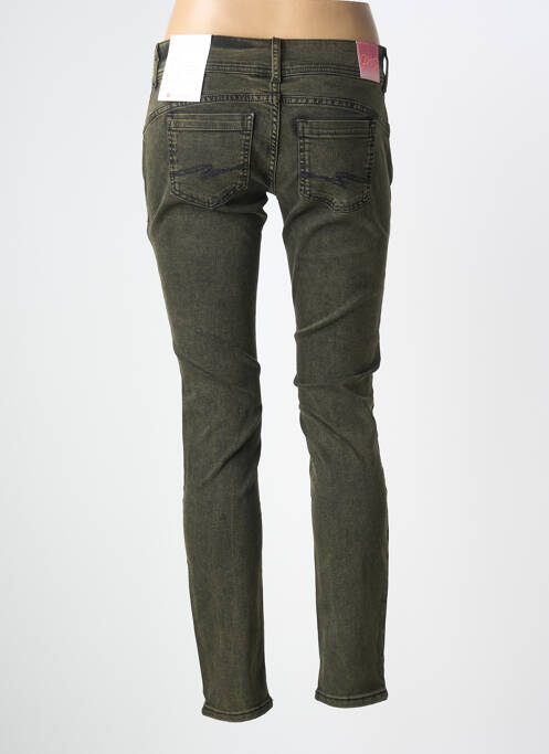 Jeans skinny taille basse taille basse vert STREET ONE femme