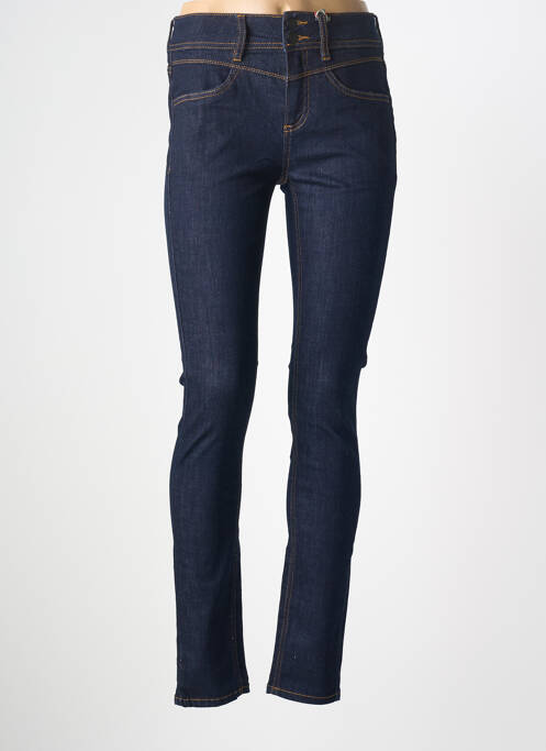 Jeans coupe slim tissage brut taille normale bleu STREET ONE femme