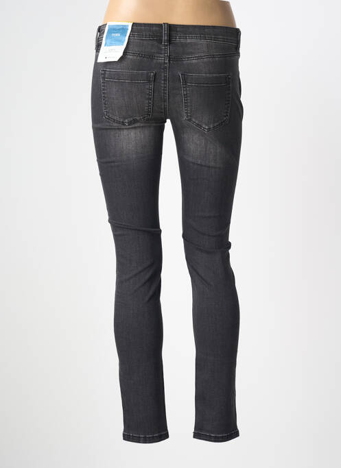 Jeans coupe slim tissage brut taille normale noir STREET ONE femme