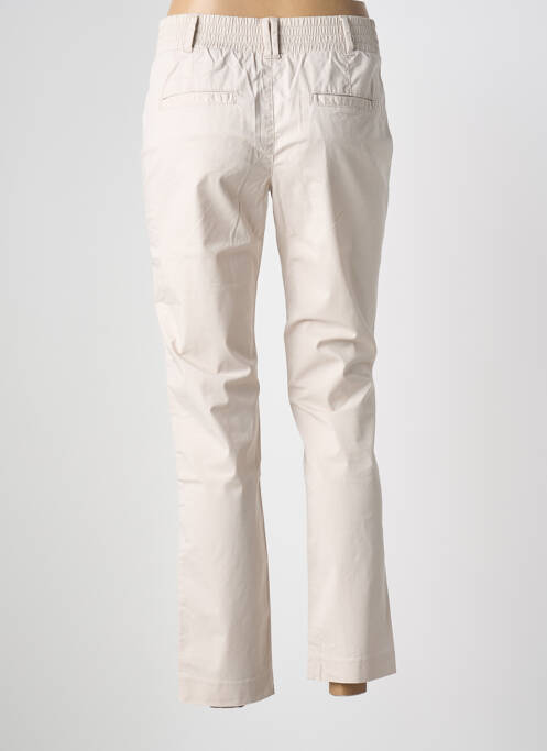 Jegging tissage popeline taille normale beige STREET ONE femme