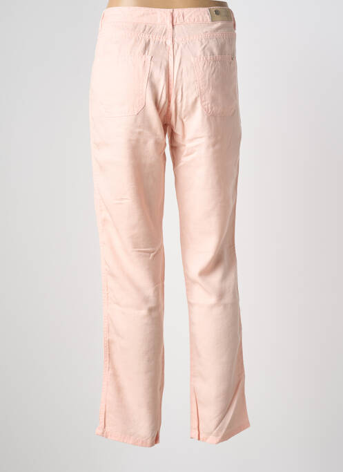 Pantalon slim tissage popeline taille normale rose ATELIER BOHÈME femme