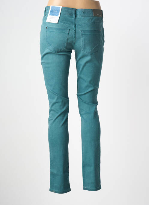Jeans coupe slim tissage brut taille normale vert STREET ONE femme