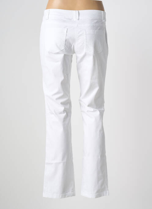 Pantalon droit stretch taille normale blanc STREET ONE femme