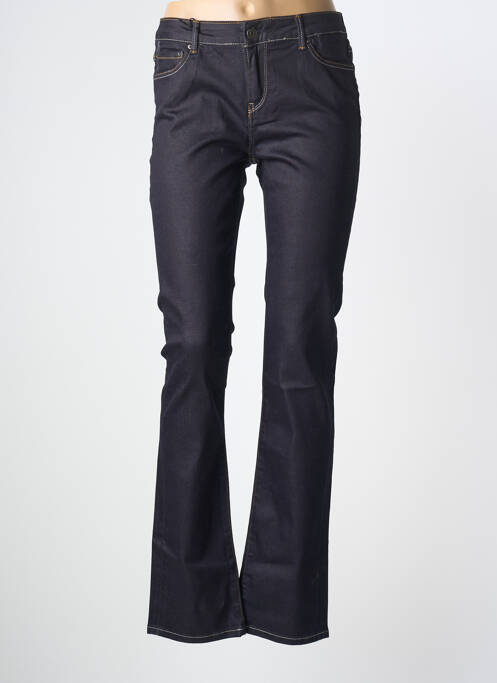 Jeans coupe droite bleu SCHOOL RAG femme