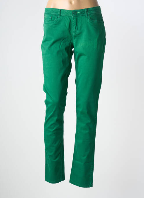Pantalon slim vert STREET ONE femme