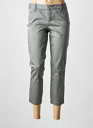 Pantacourt stretch taille basse vert STREET ONE femme