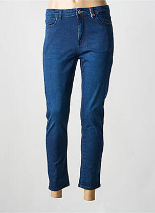 Jeans coupe slim stretch taille normale bleu KANOPE femme
