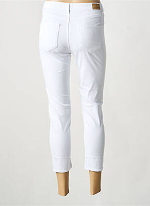 Jeans skinny taille haute taille haute blanc KANOPE femme