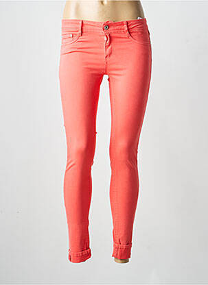 Jeans coupe slim taille basse taille basse rose KAPORAL femme