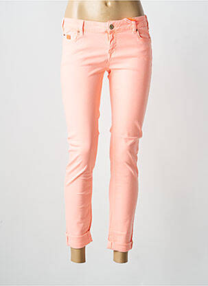 Jeans skinny stretch taille basse orange REDSKINS femme
