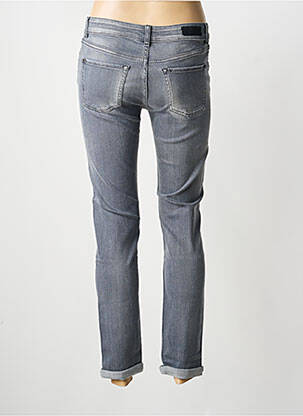 Jeans coupe slim stretch taille basse gris SCHOOL RAG femme