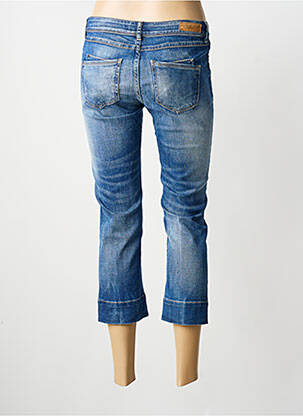 Jeans coupe slim stretch taille basse bleu SCHOOL RAG femme