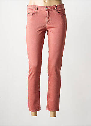 Jeans coupe slim taille basse taille basse rose KANOPE femme