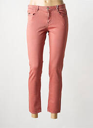 Jeans coupe slim taille basse taille basse rose KANOPE femme