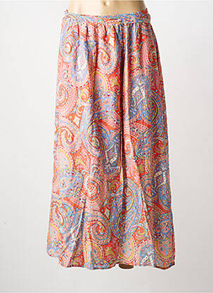 Jupe courte taille haute orange MOLLY BRACKEN femme