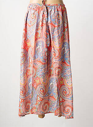 Jupe courte taille haute orange MOLLY BRACKEN femme