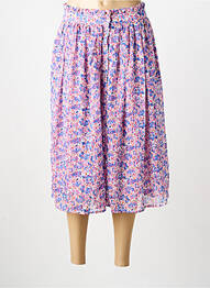 Jupe mi-longue taille normale rose MOLLY BRACKEN femme