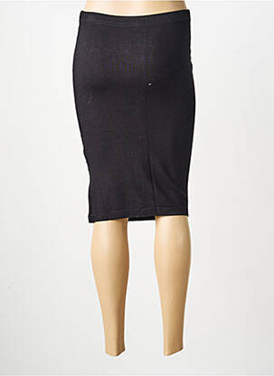 Jupe mi-longue stretch noir STREET ONE femme