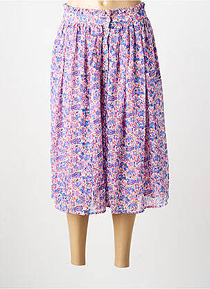 Jupe mi-longue rose MOLLY BRACKEN femme