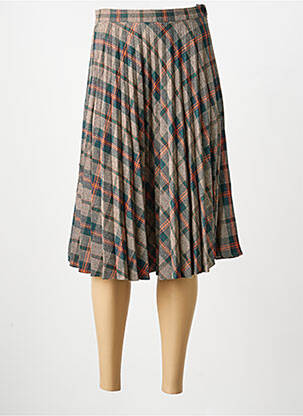 Jupe mi-longue vert MOLLY BRACKEN femme